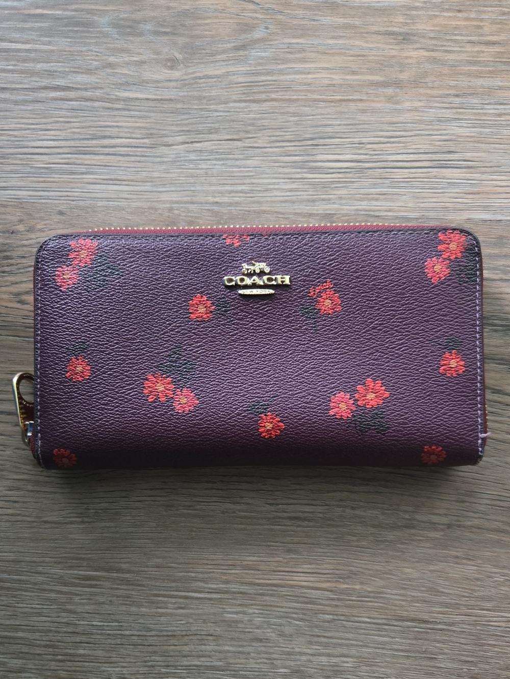 Coach Long Zip-Around Wallet